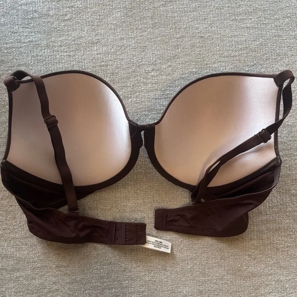 Victoria’s Secret PINK Push-Up Bras Bundle 36D | Wear Everywhere | Red & Brown - Picture 6 of 8